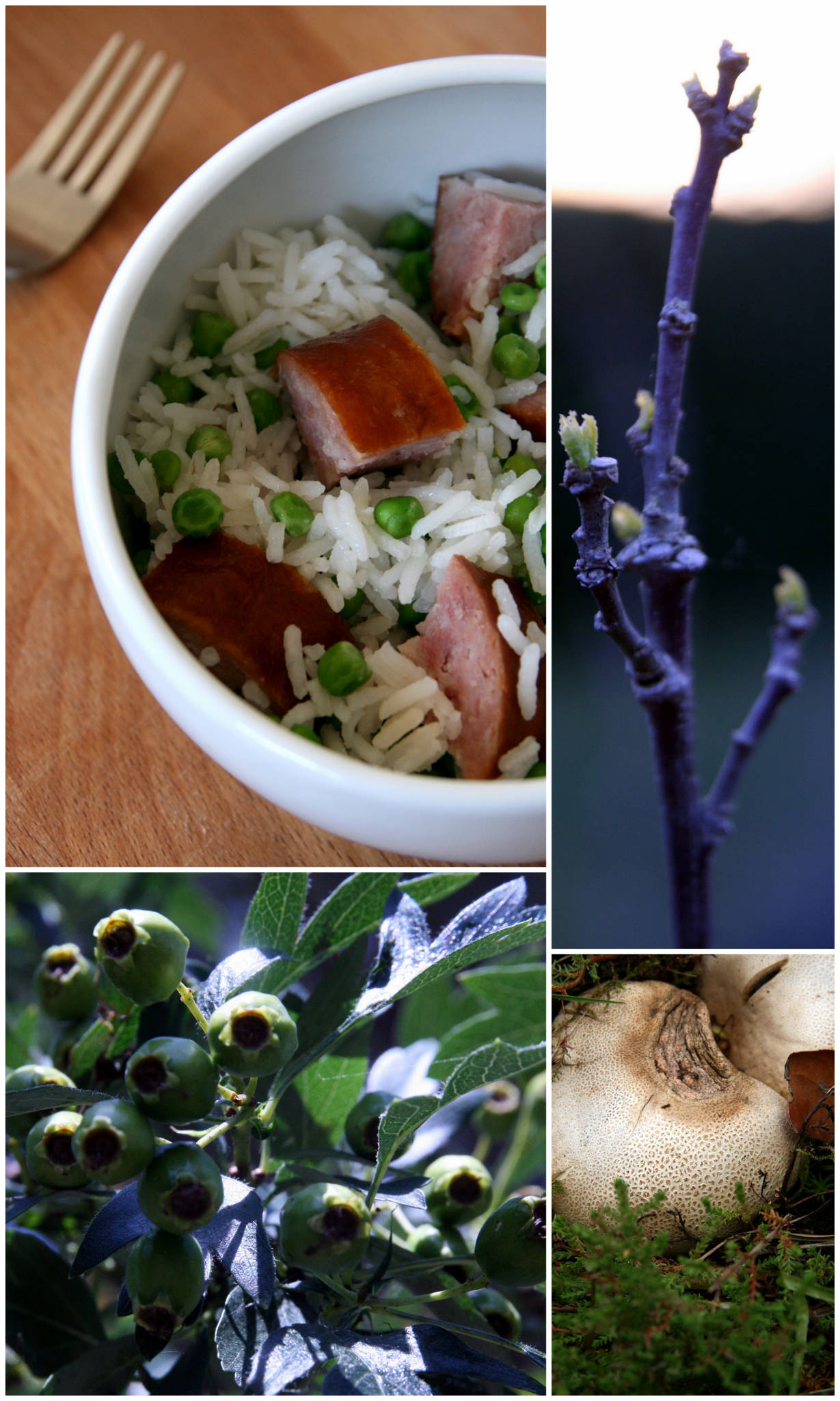 Basmati à la saucisse de Morteau et aux petits pois