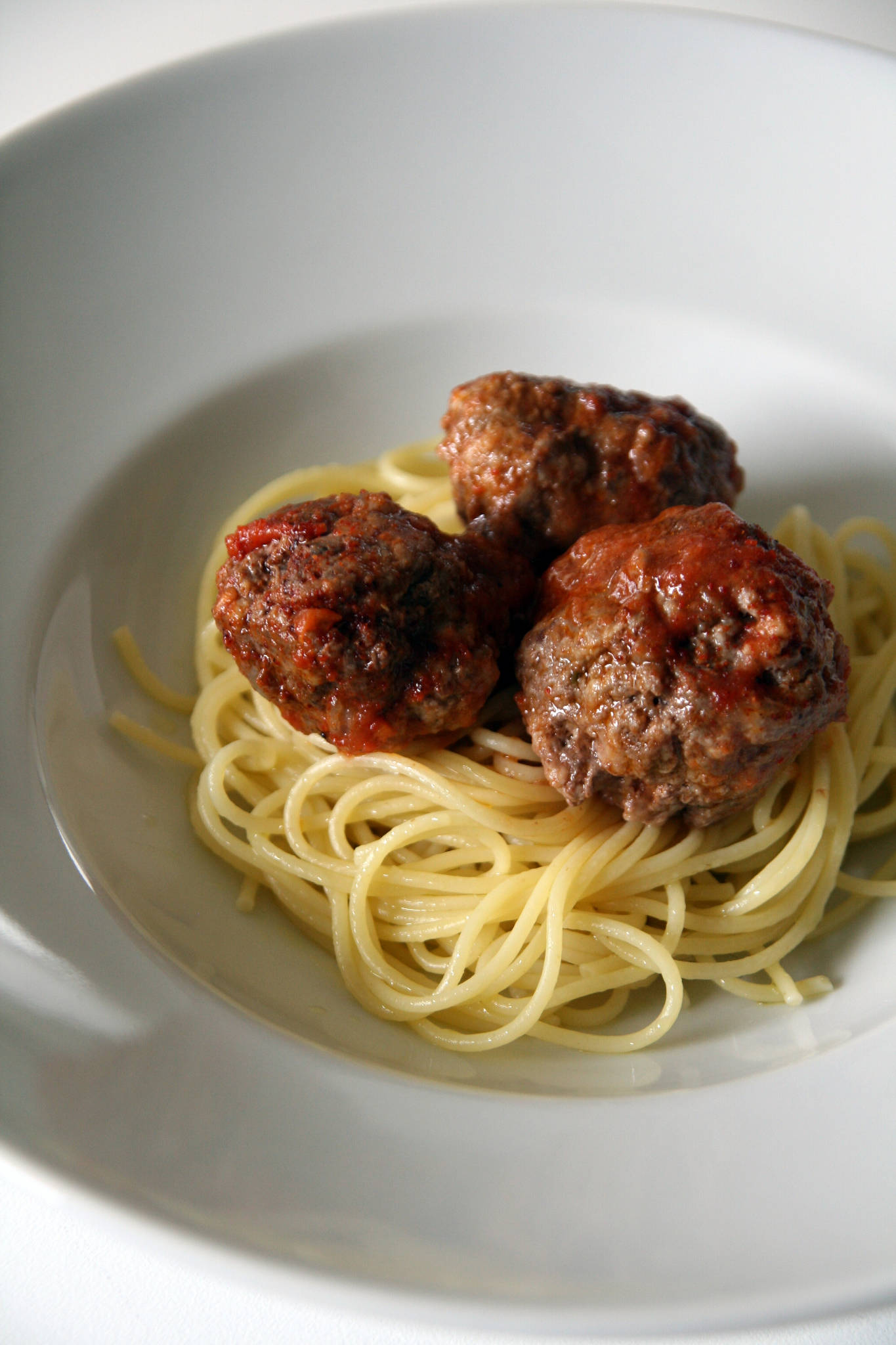 Spaghetti aux boulettes de viande