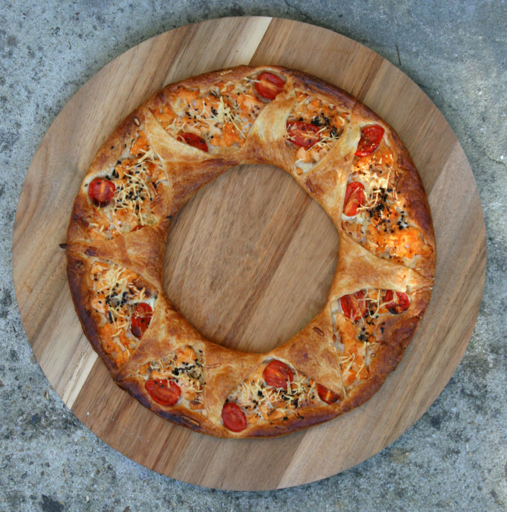 Tarte soleil au saumon
