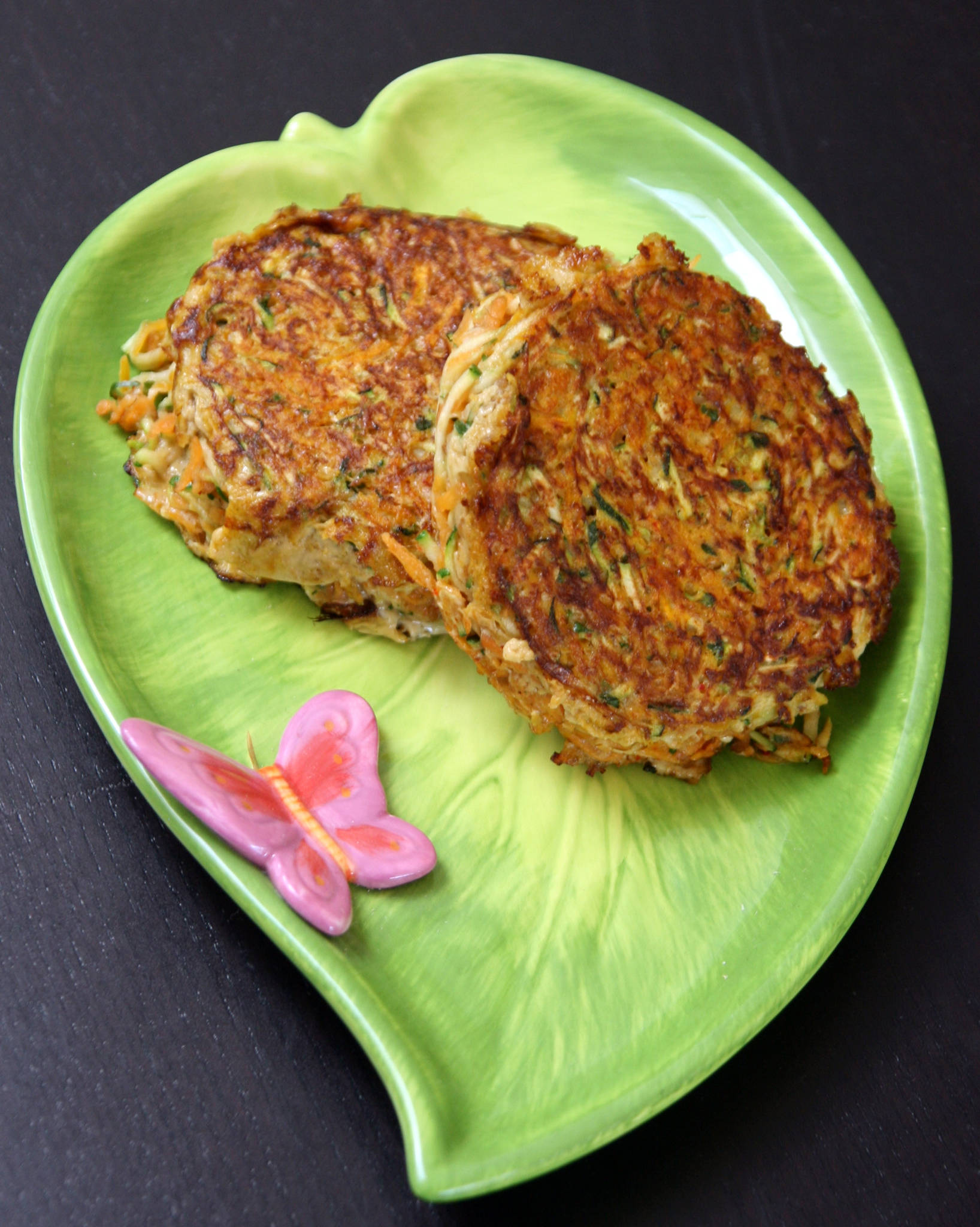 Galettes courgette & carotte