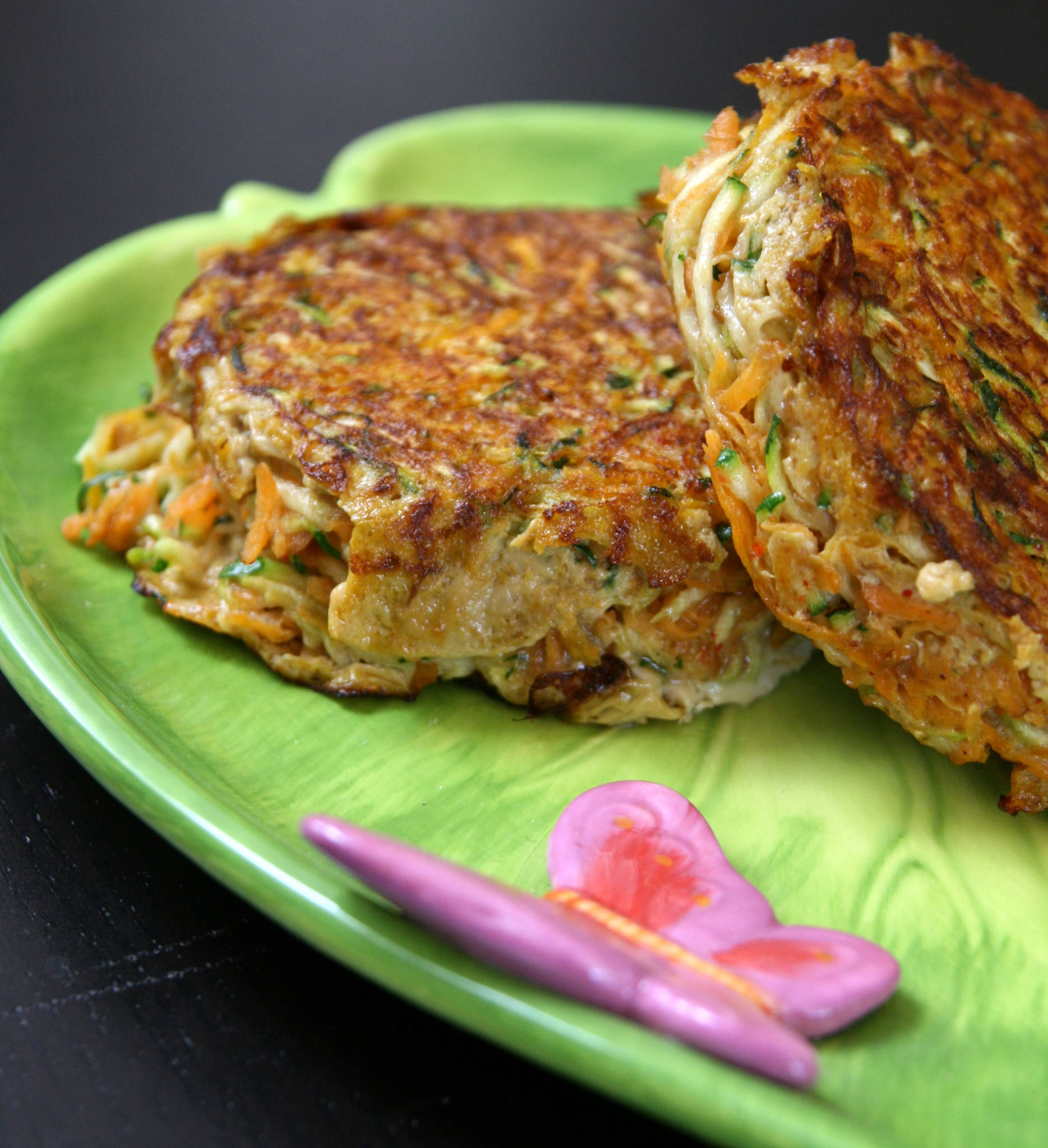 Galettes courgette & carotte