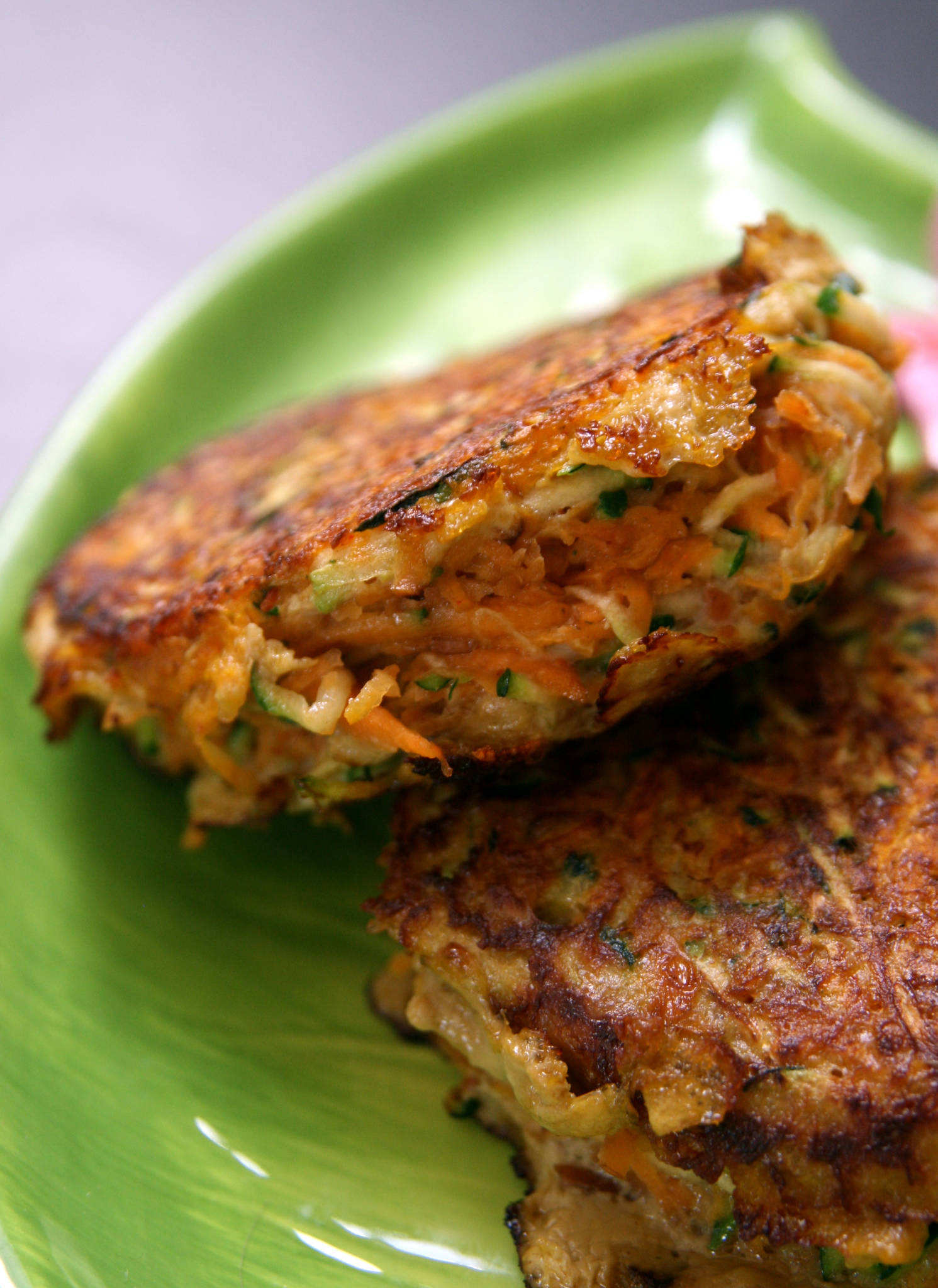 Galettes courgette & carotte