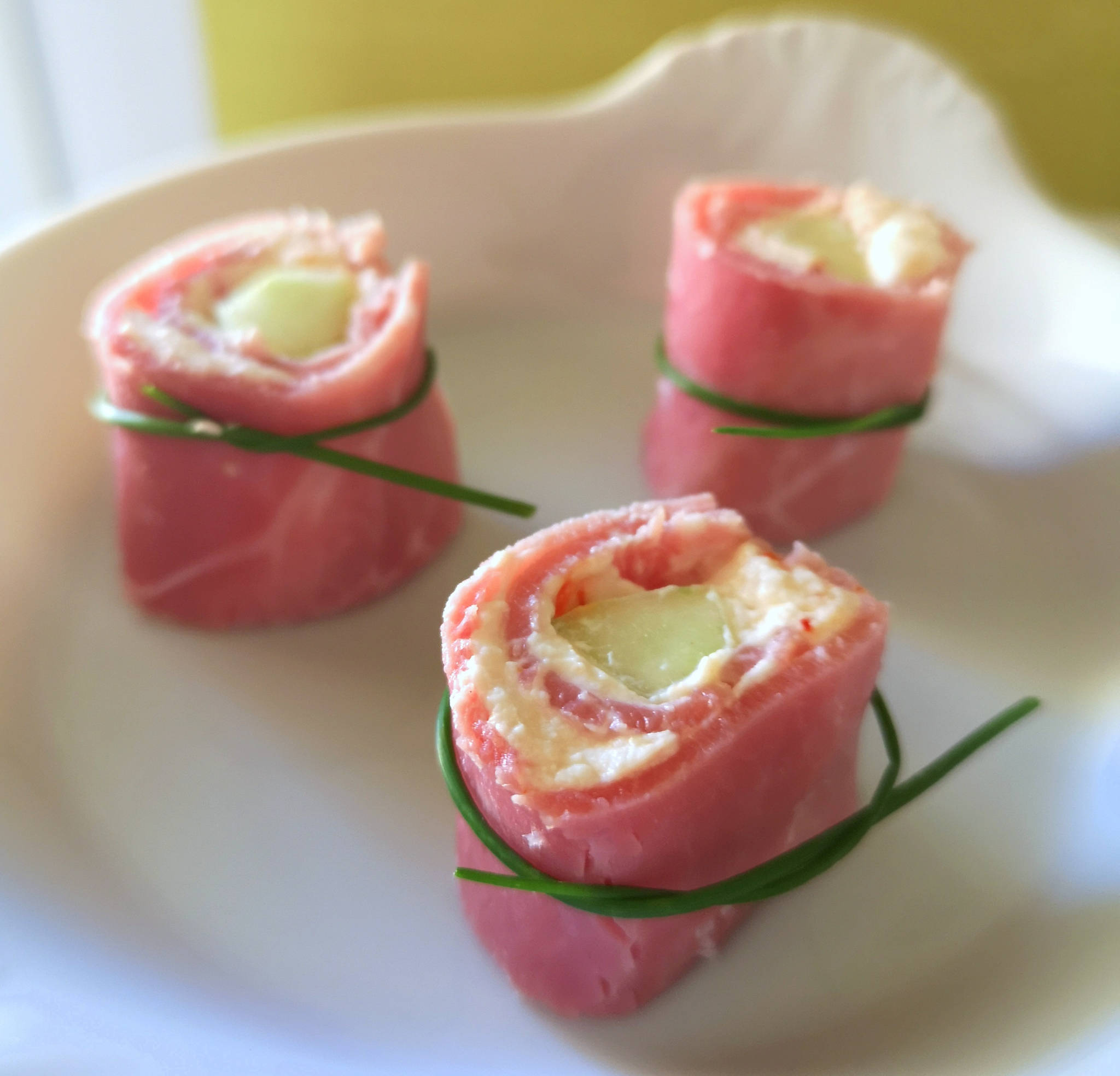 Comme un maki jambon concombre