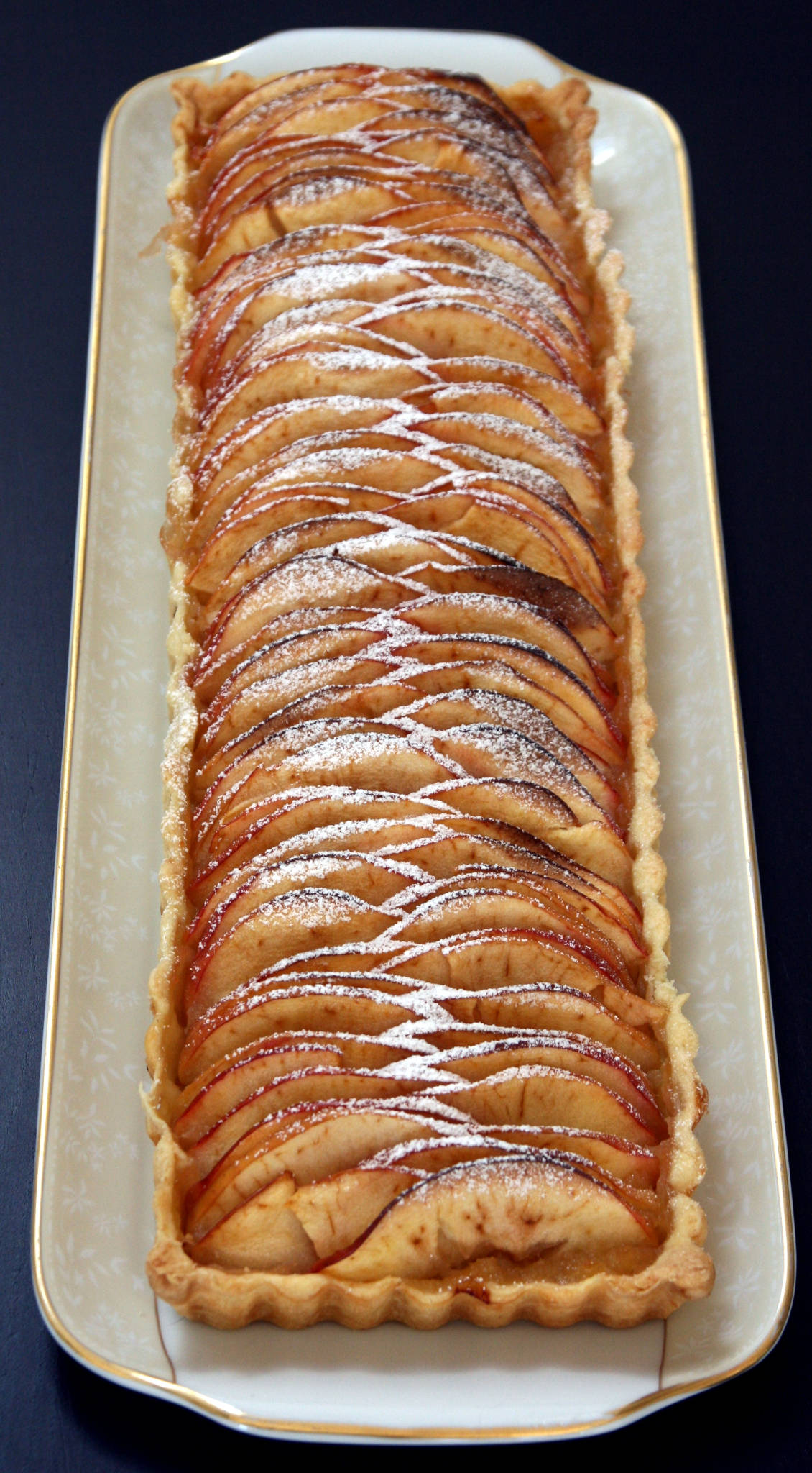 Tarte aux pommes et à la vanille