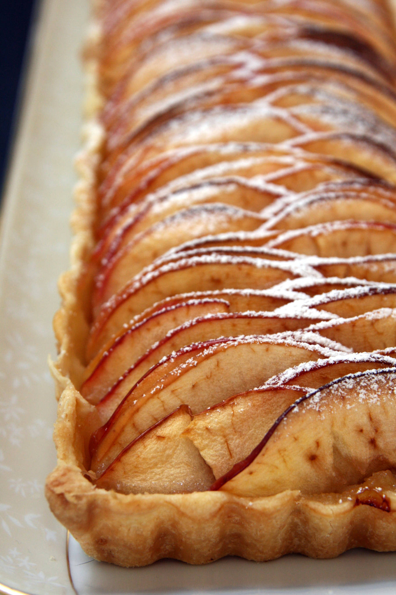 Tarte aux pommes et à la vanille