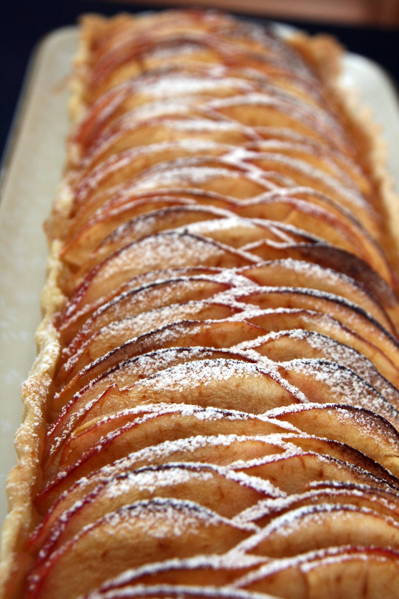 Tarte aux pommes et à la vanille