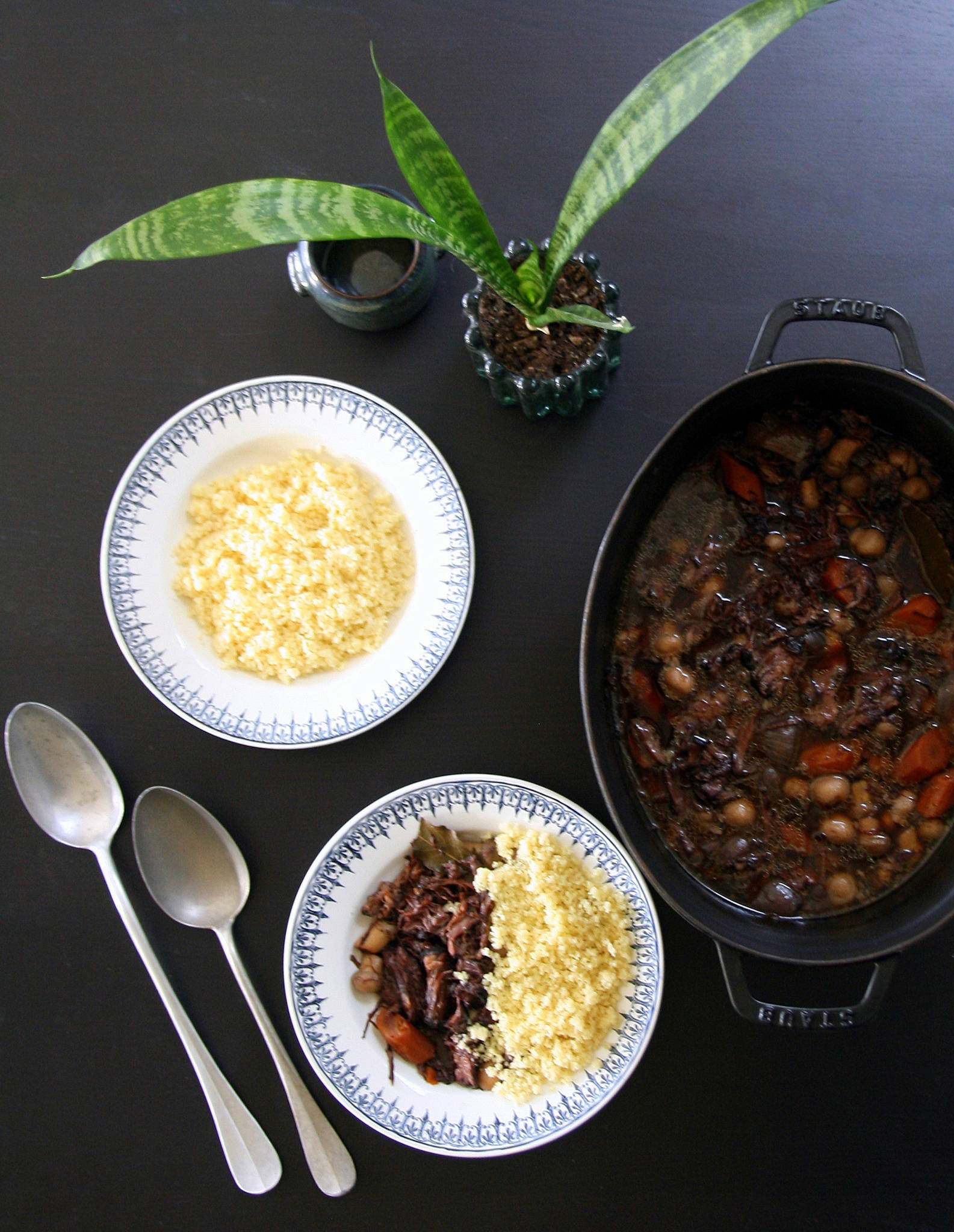 Daube de queue de bœuf à la bourguignonne