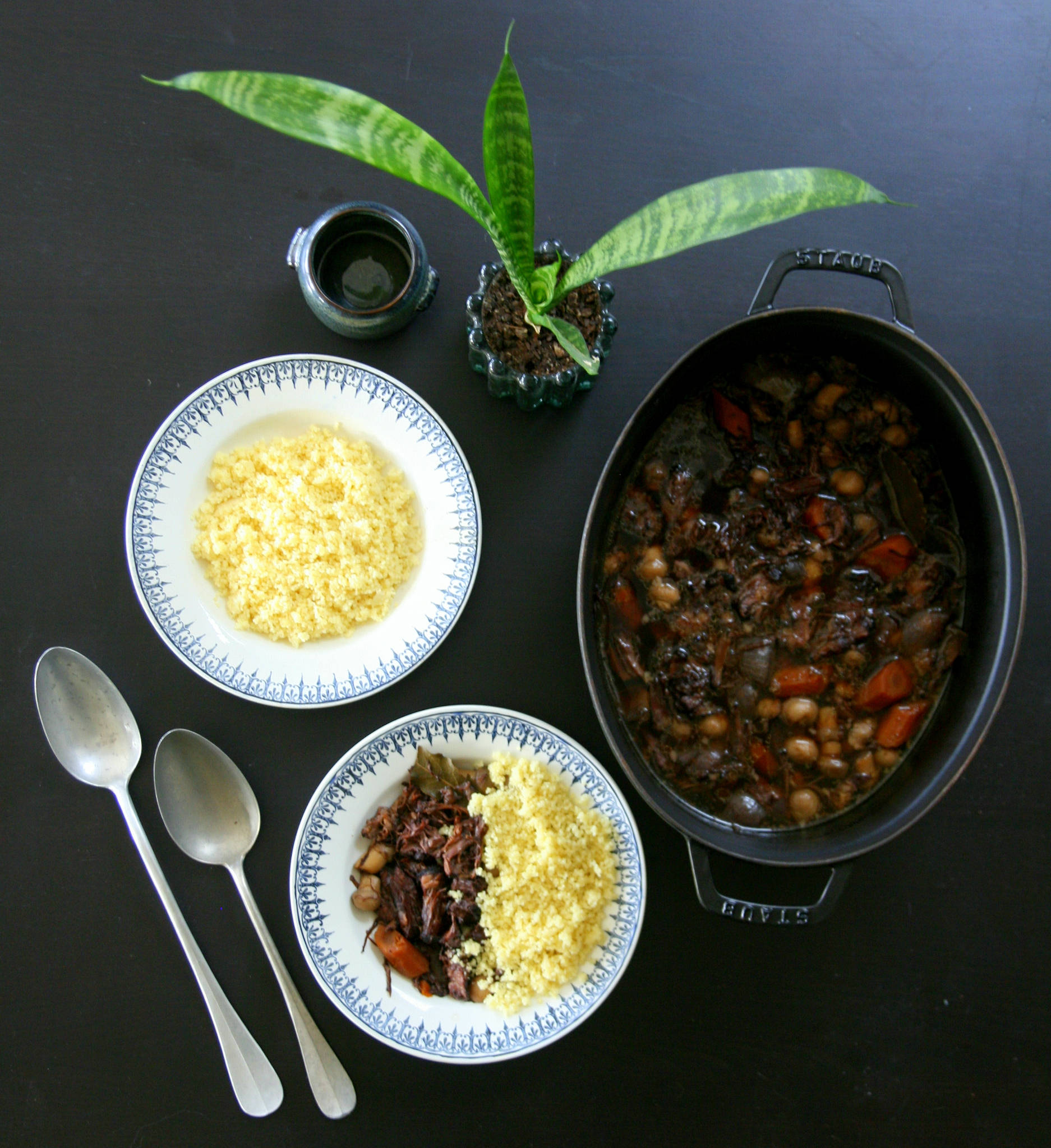 Daube de queue de bœuf à la bourguignonne