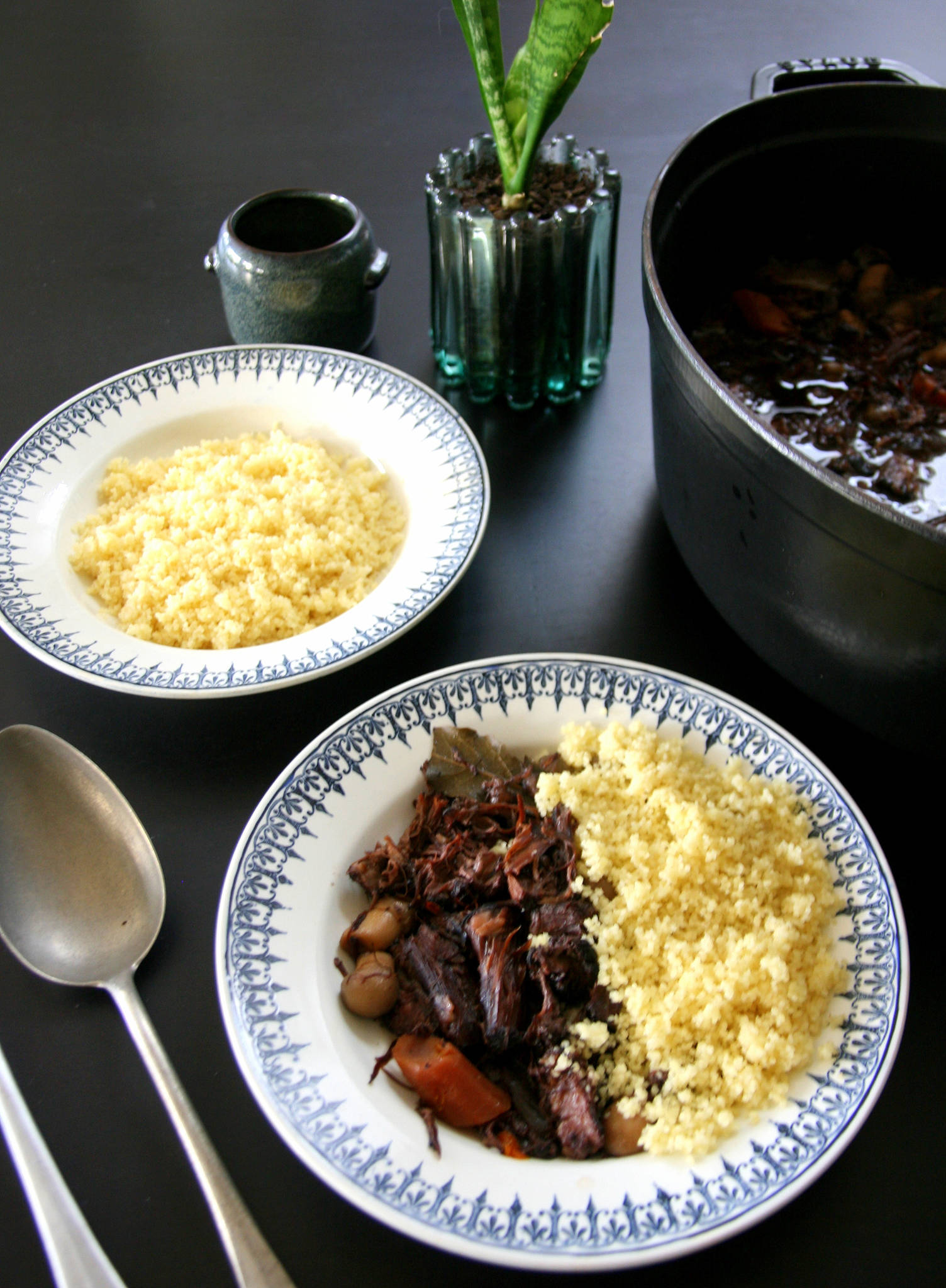 Daube de queue de bœuf à la bourguignonne