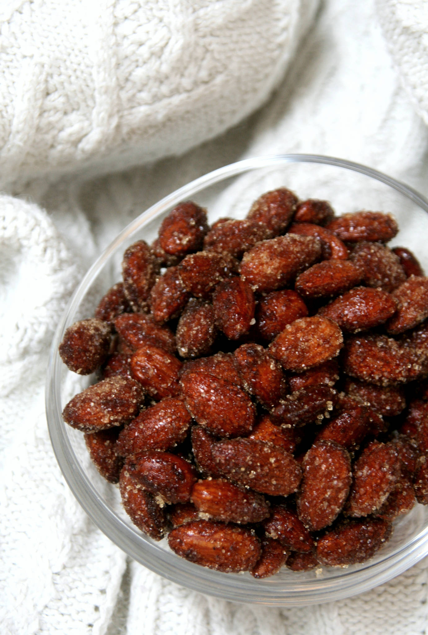 Amandes caramélisées au miel et à la cannelle