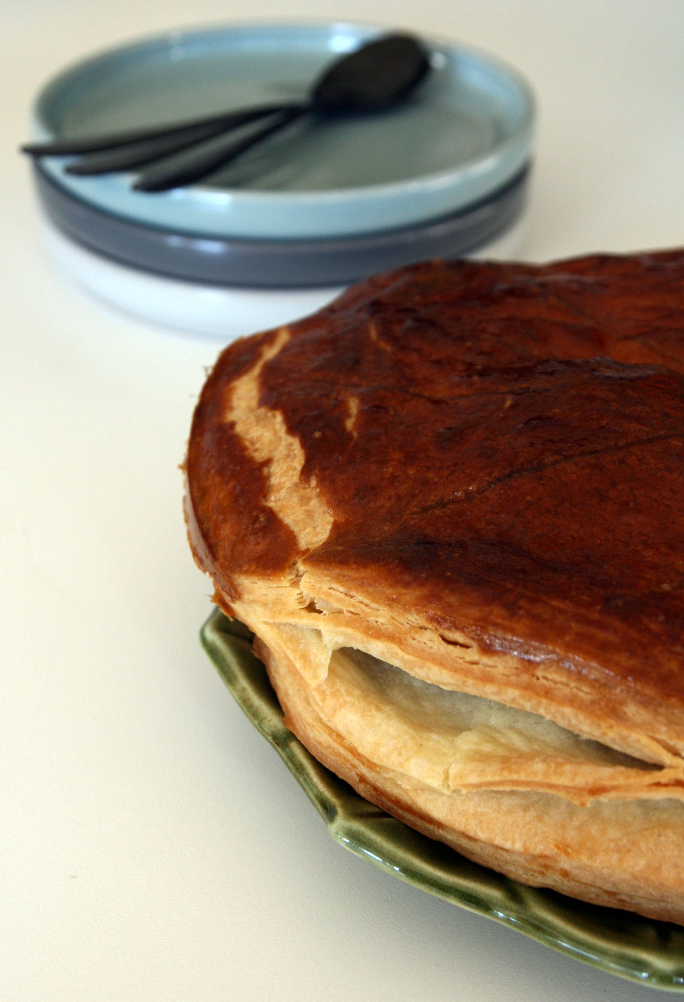 Galette aux amandes caramélisées