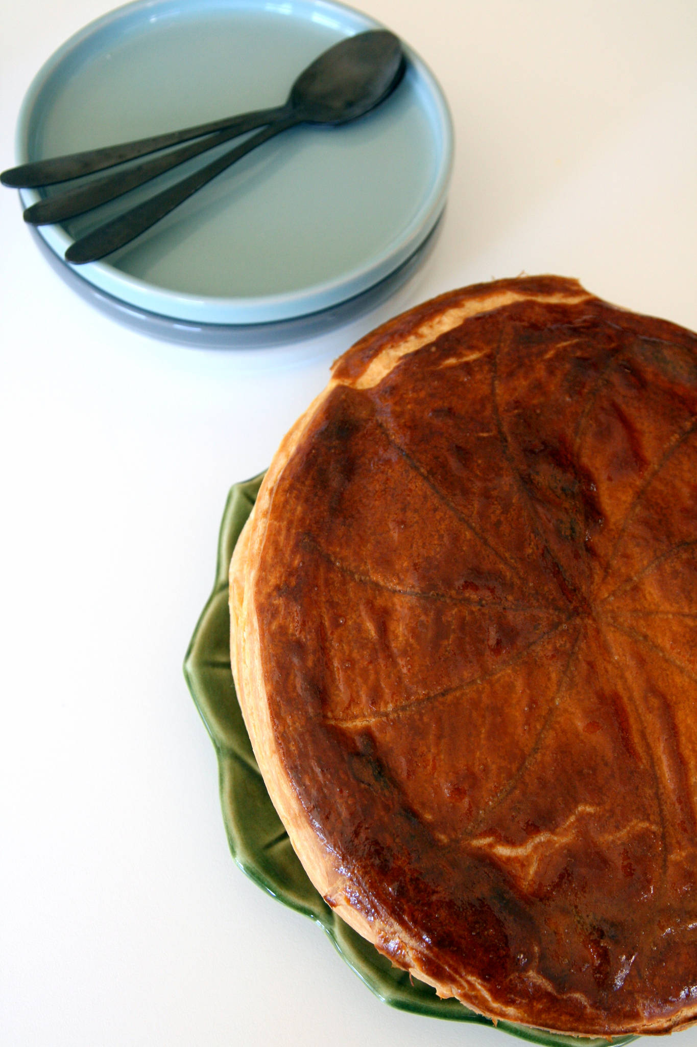 Galette aux amandes caramélisées