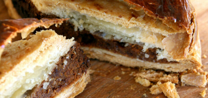 Galette aux amandes caramélisées