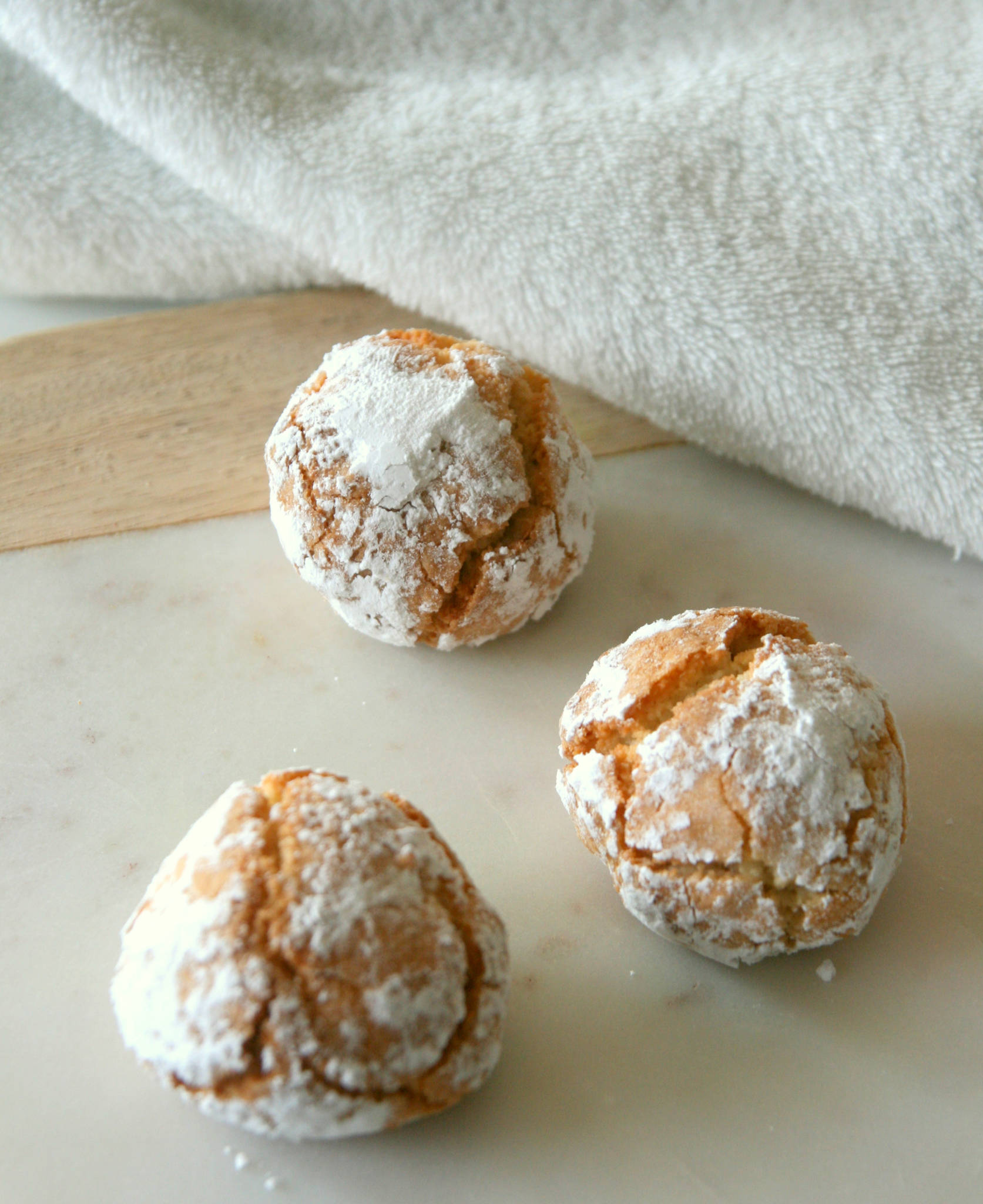 Amaretti au cœur moelleux