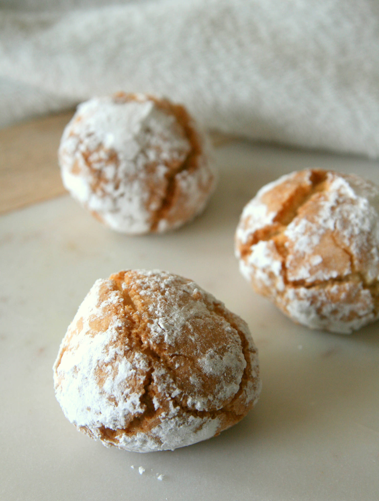 Amaretti au cœur moelleux