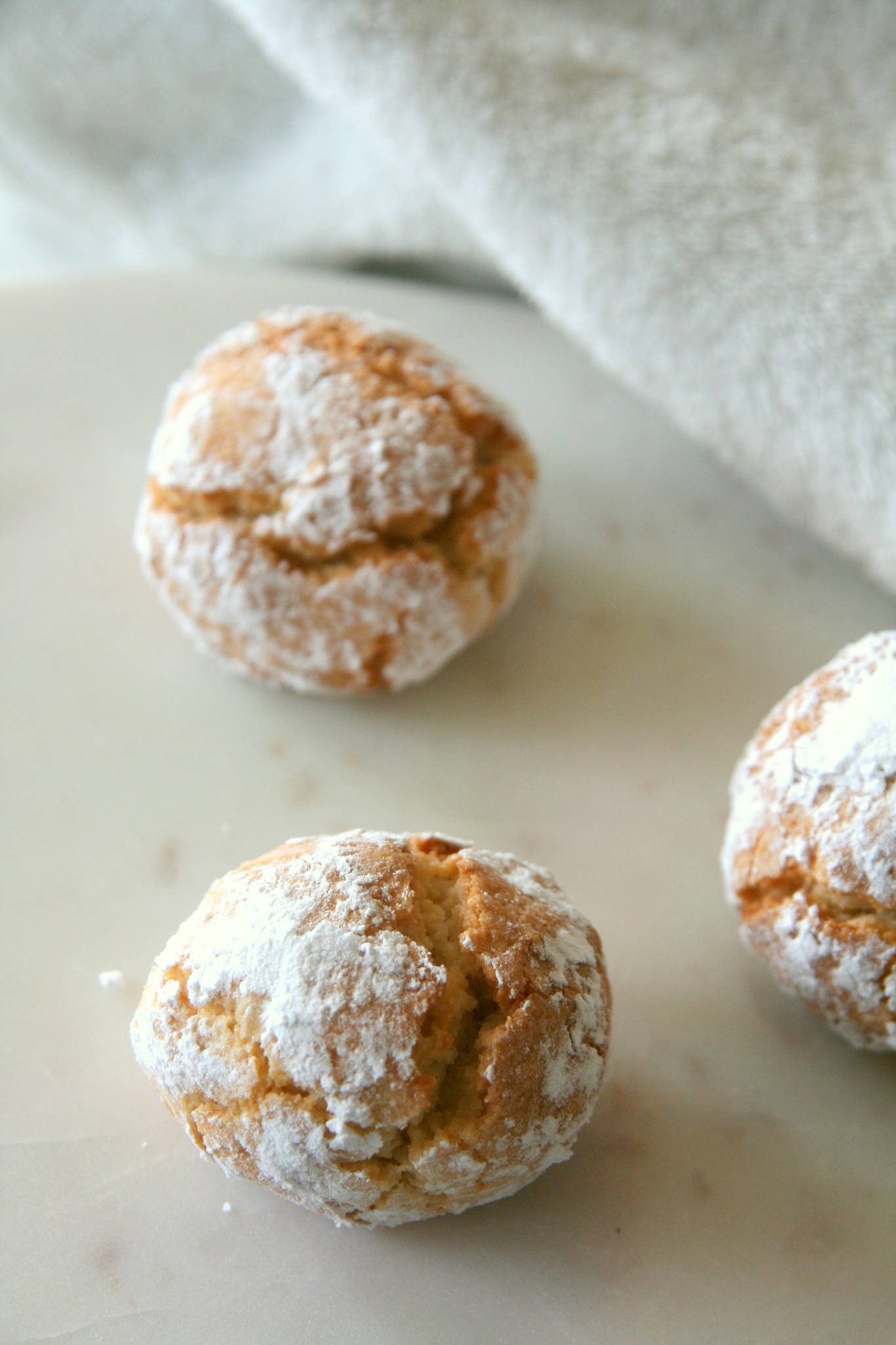 Amaretti au cœur moelleux