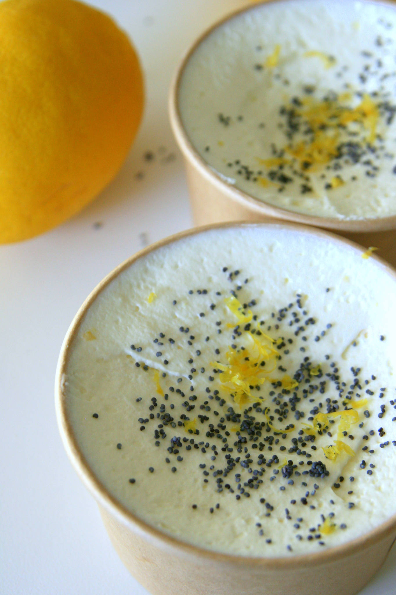 Mousse crémeuse au citron