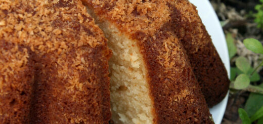 Gâteau au yaourt à la crème de coco sucrée