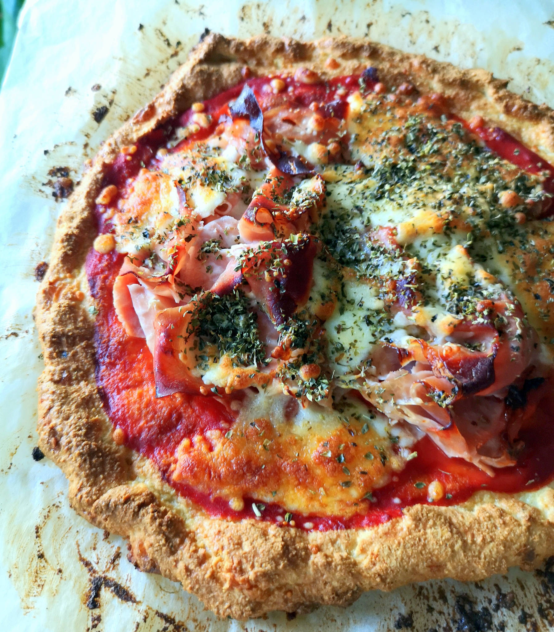 Pizza pâte keto