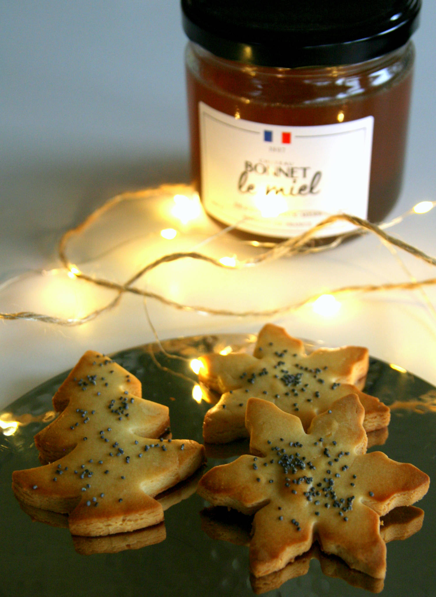Biscuits de Noël au citron et miel de Bonnet