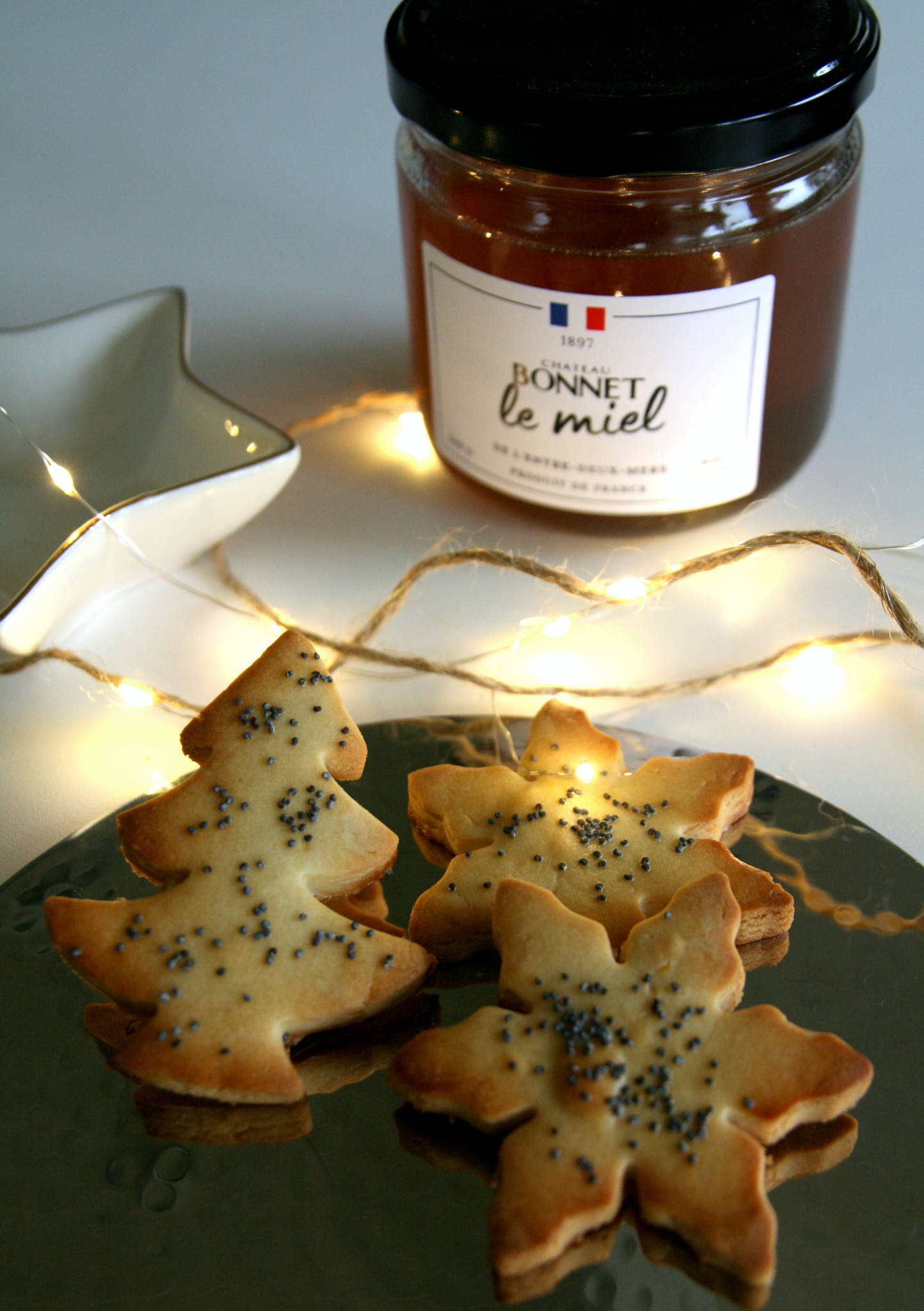 Biscuits de Noël au citron et miel de Bonnet