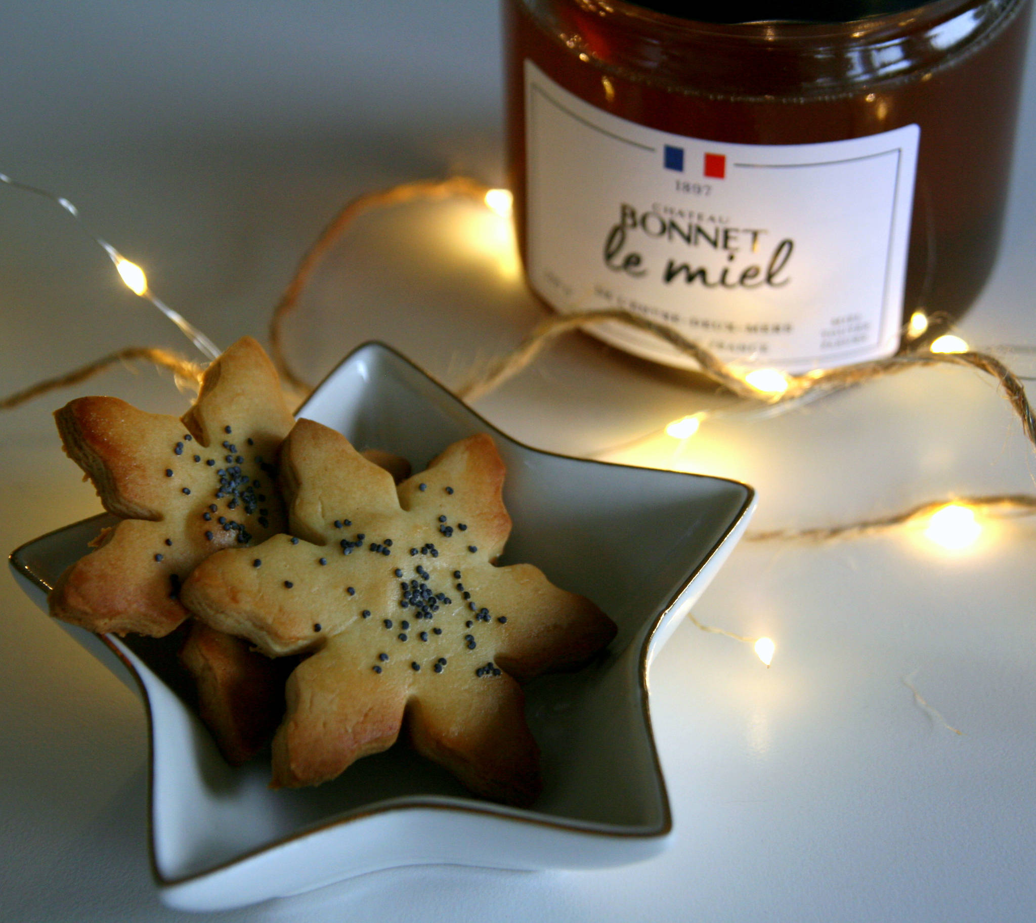 Biscuits de Noël au citron et miel de Bonnet