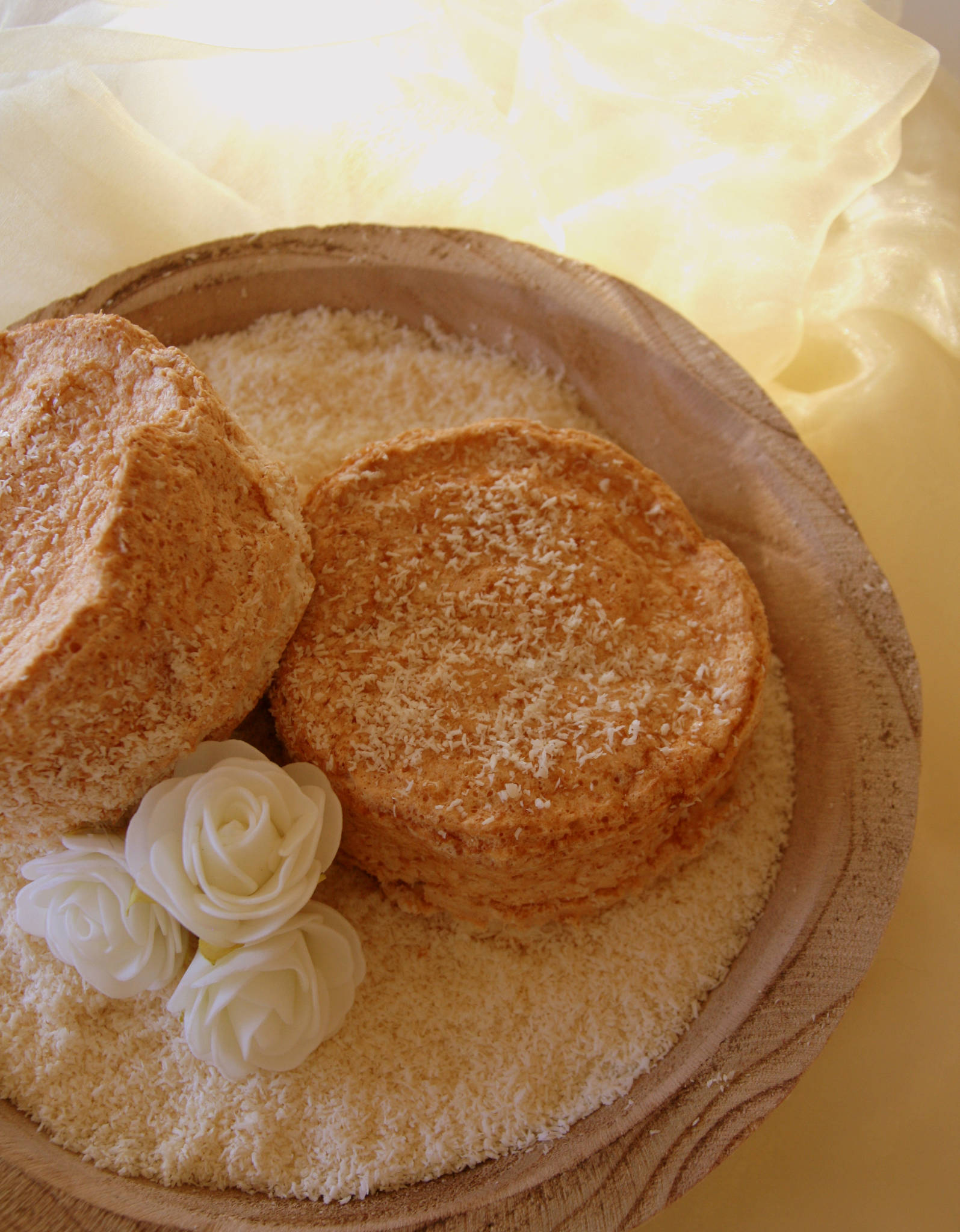 Petits angel cakes à la noix de coco