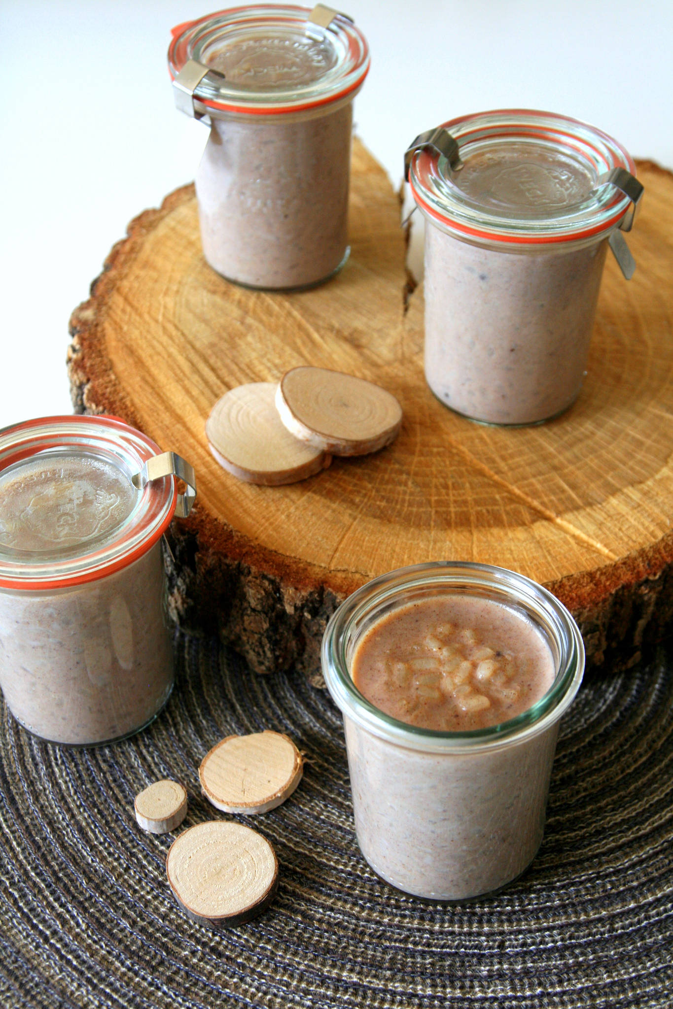 Riz au lait peu sucré à la cannelle