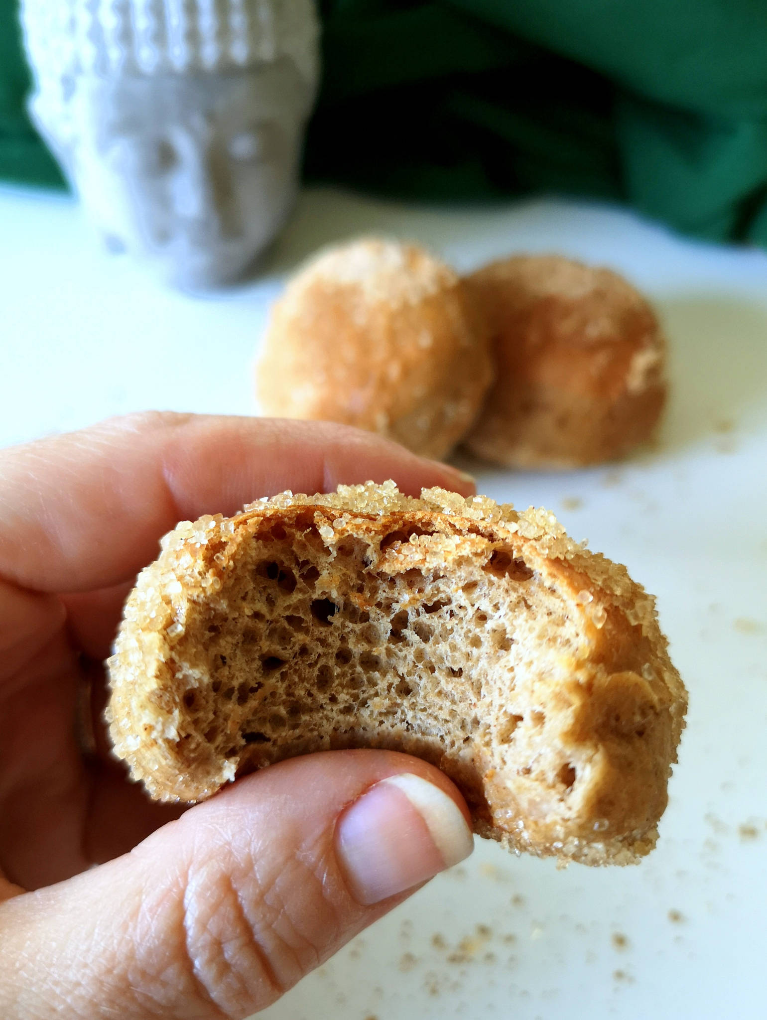 Beignets au four à la cannelle