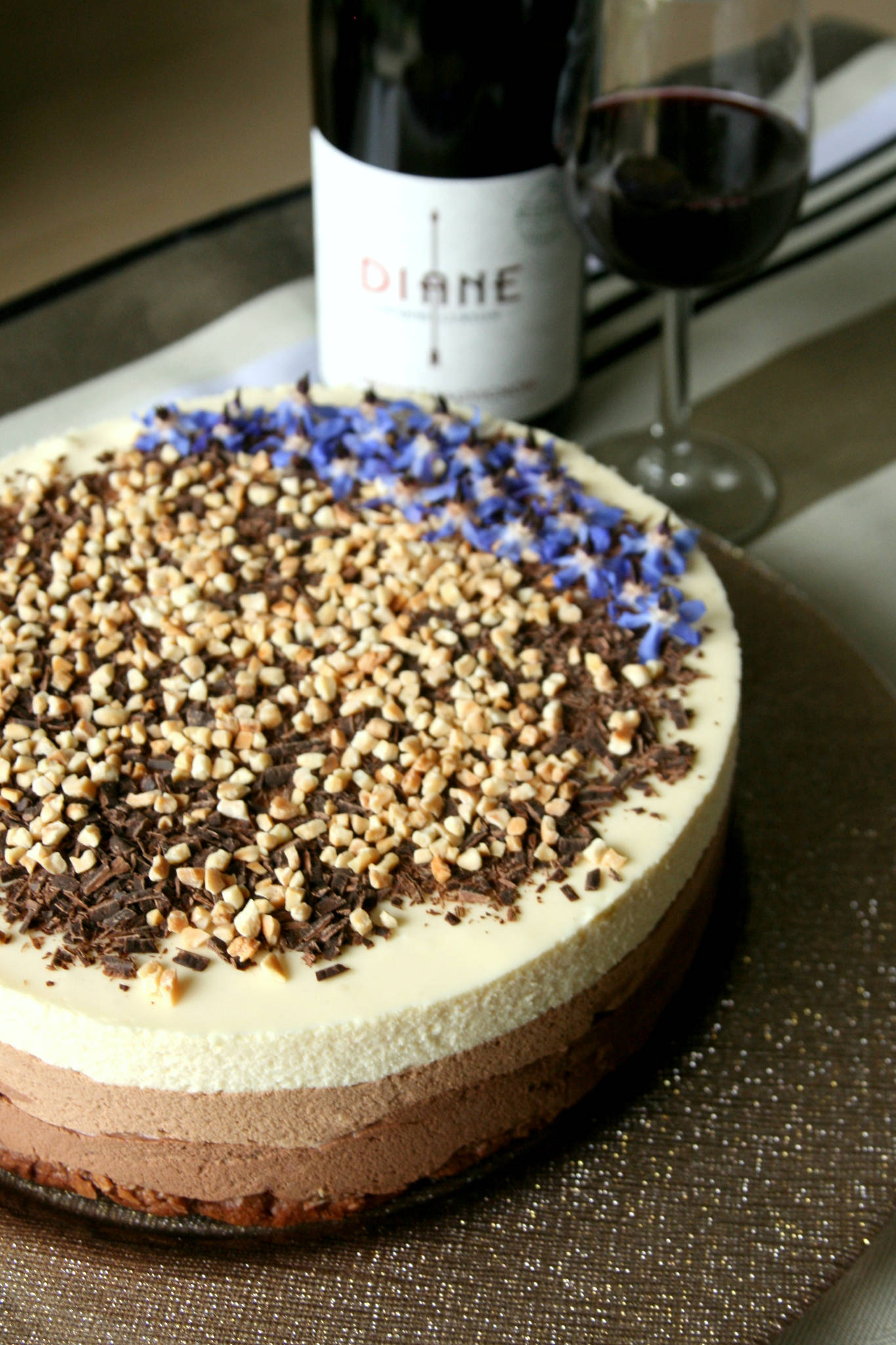 Entremet trois chocolats, Diane Cabernet Sauvignon 2020