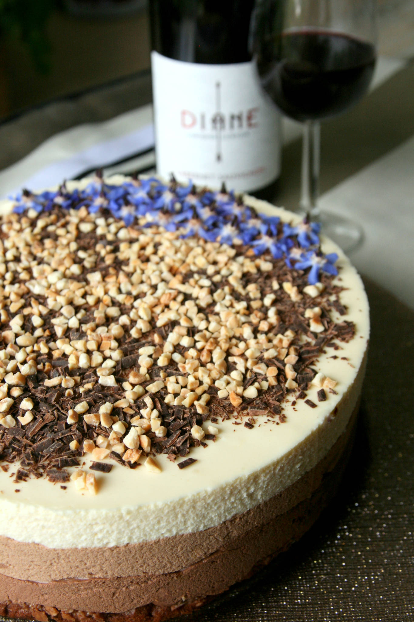 Entremet trois chocolats, Diane Cabernet Sauvignon 2020