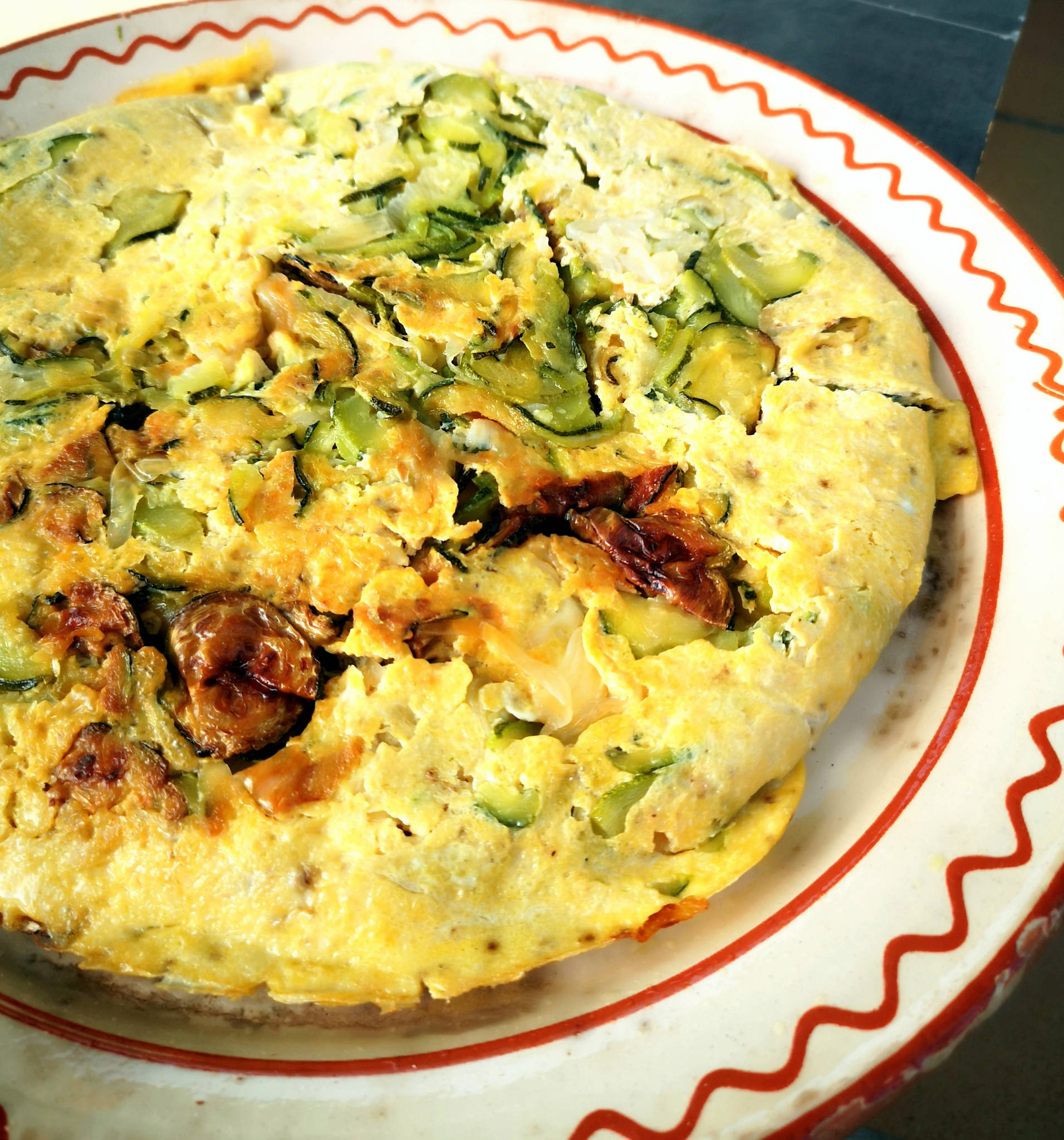 Tortilla aux courgettes