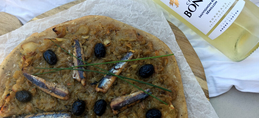 Pissaladière, Château Bonnet blanc 2024
