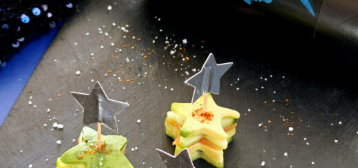 Millefeuille à la truite fumée, J Bouge 2023