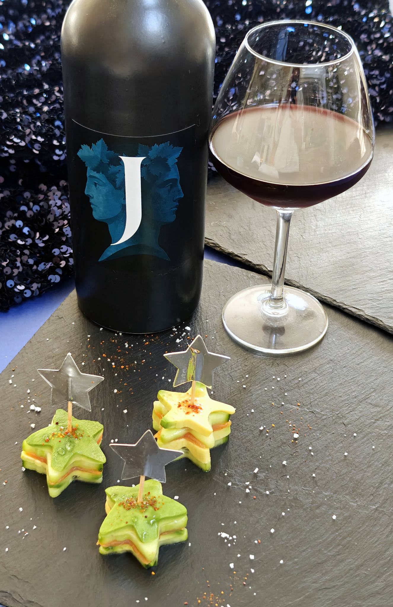 Millefeuille à la truite fumée, J Bouge 2023