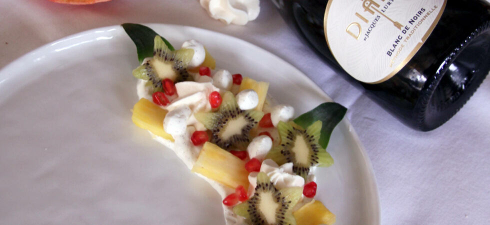 Pavlova destructurée, Diane brut nature