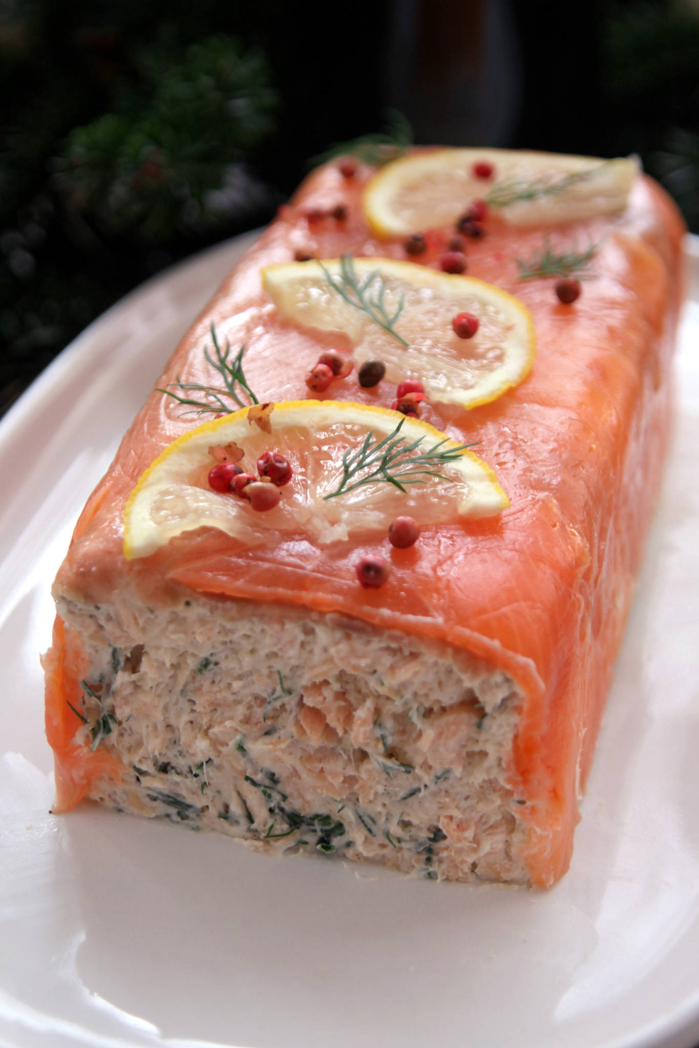 Terrine aux deux saumons, Château Couhins-Lurton blanc 2017