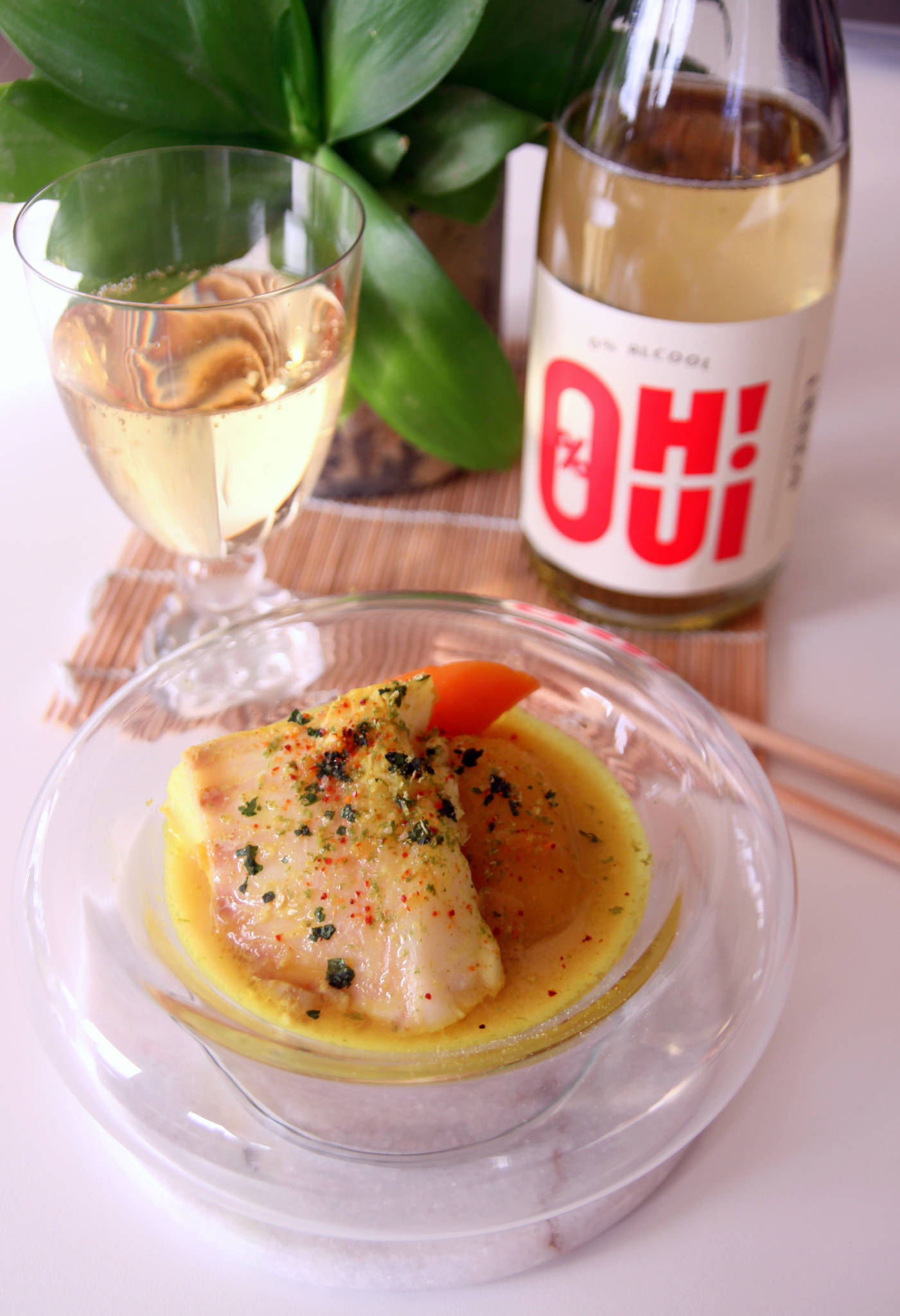 Curry de cabillaud, Oh oui ! pétillant