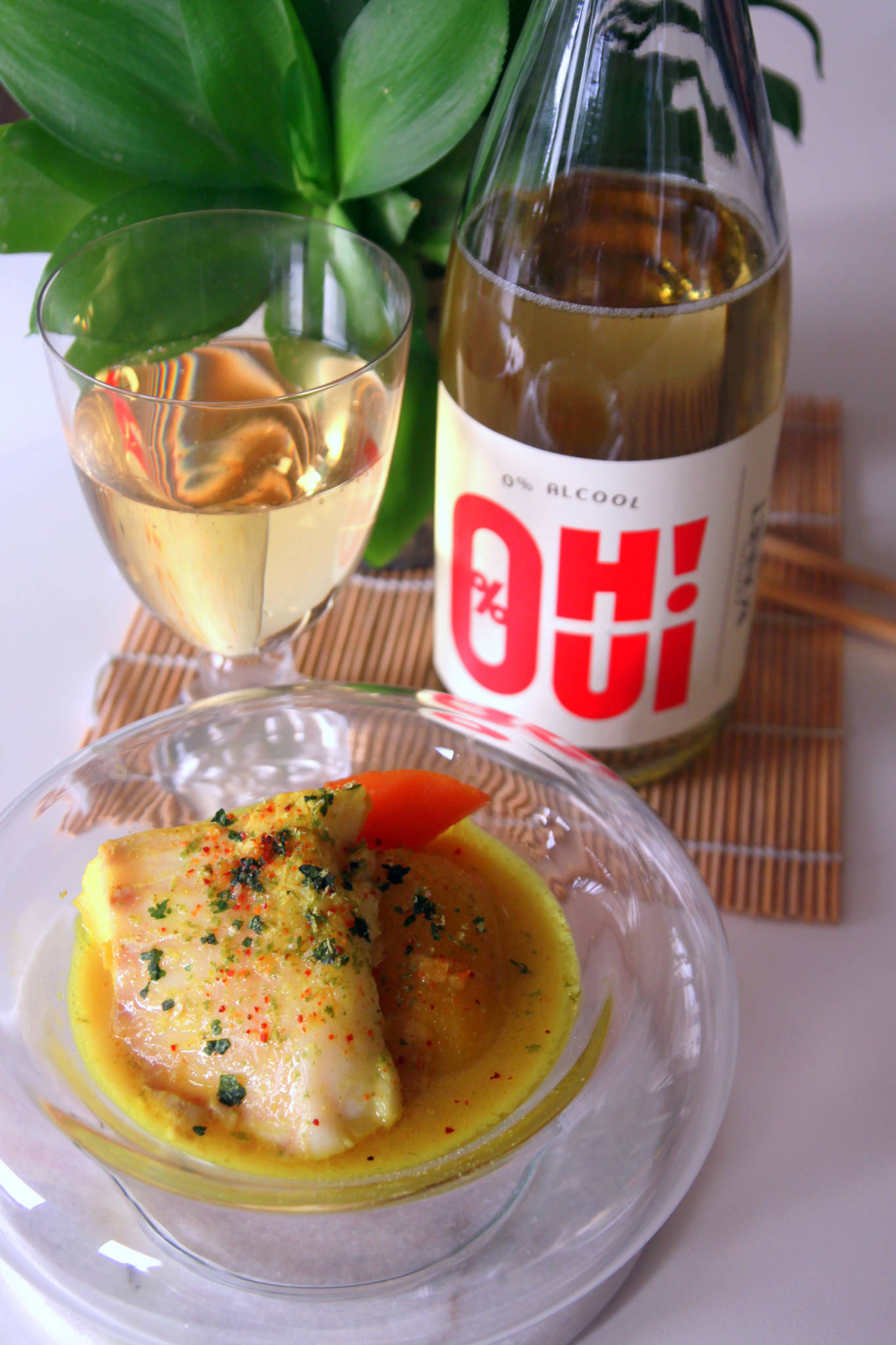 Curry de cabillaud, Oh oui ! pétillant